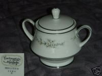 Noritake Melissa 1 Sugar Dish ( Bowl ) with Lid