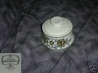 Noritake Tressa 1 Sugar Bowl ( Dish ) with Lid