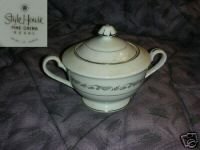 Style House Fine China Regal Sugar Dish with Lid