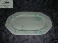Christopher Stuart Blue Eyes Oval Serving Platter