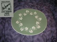 Harkerware Ivy Wreath Oval Serving Platter