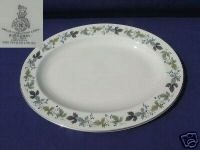 Royal Doulton Burgundy 1 Oval Platter - MINT