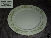 Towne House Golden Regal 1 Chop Plate Round Platter