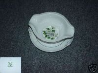 Japan China White Rose ( Platinum ) 1 Gravy Boat