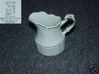 J & G Meakin Silver Baroque Creamer or Cream Pitcher