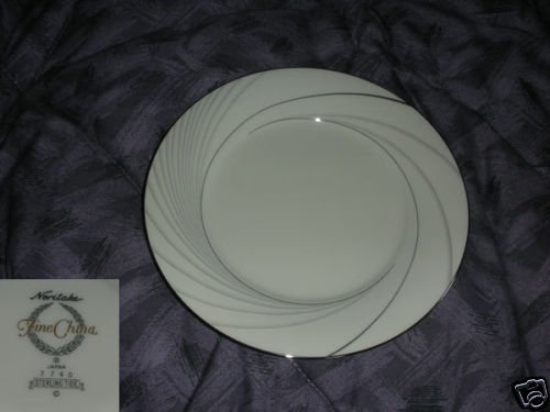 Noritake Sterling Tide 4 Salad Plates