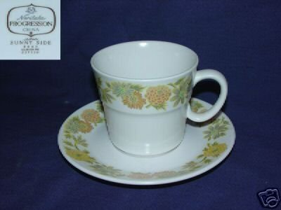 Noritake Sunny Side 4 Cup & Saucer Sets