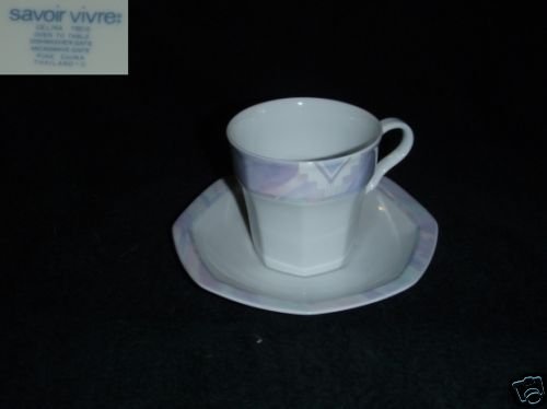 Savoir Vivre Celina 5 Cup and Saucer Sets