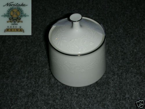 Noritake Reina 1 Sugar Dish ( Bowl ) with Lid