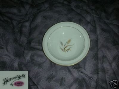 Sango Harvest Gold 4 Rimmed Fruit Bowls