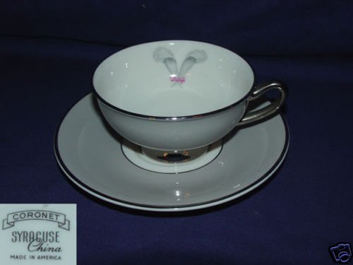 Syracuse Coronet 4 Cup and Saucer Sets