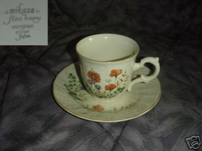Mikasa Margaux 1 Cup and Saucer Set