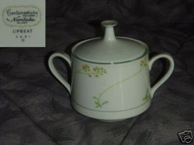Noritake Upbeat 1 Sugar Dish ( Bowl ) with Lid