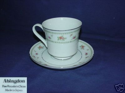 Japan China Abingdon 4 Cup and Saucer Sets