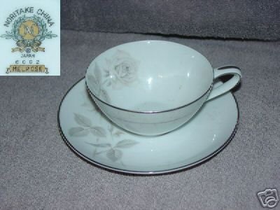 Noritake Melrose 4 Cup and Saucer Sets