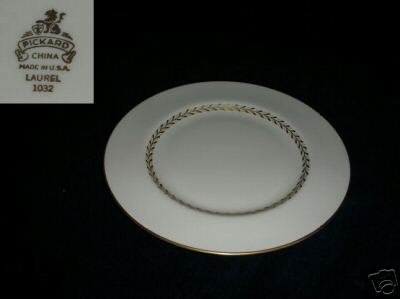 Pickard Laurel 4 Bread and Butter Plates