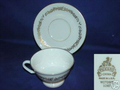 Pickard Victoria 4 Cup and Saucer Sets