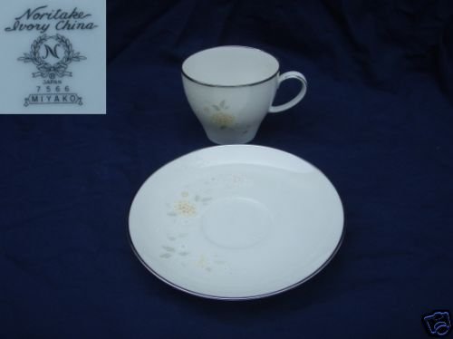 Noritake Miyako 3 Cup and Saucer Sets