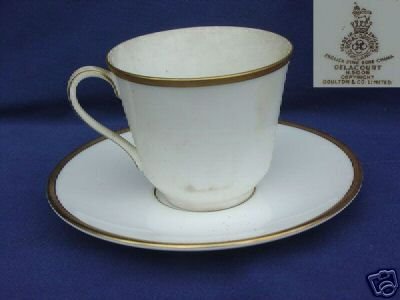 Royal Doulton Delacourt 2 Cup and Saucer Sets MINT