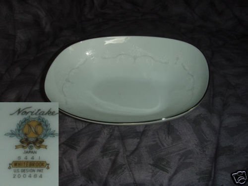 Noritake Whitebrook 1 Oval Serving Bowl