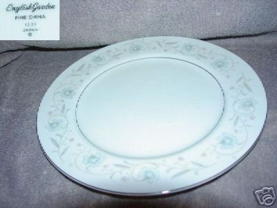 Fine China of Japan English Garden 4 Dinner Plates