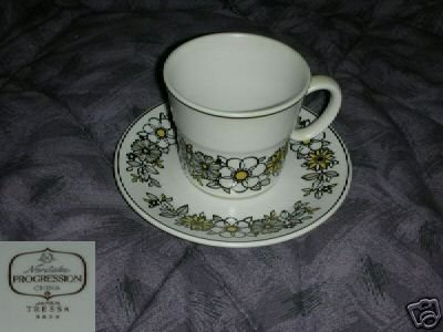 Noritake Tressa 6 Cup and Saucer Sets