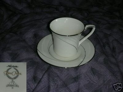 Noritake Sterling Tide 2 Cup and Saucer Sets