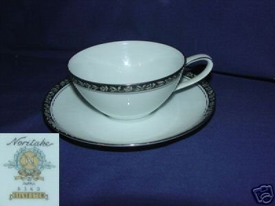 Noritake Silvester 1 Cup and Saucer Set