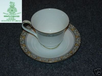 Royal Doulton Maplewood 1 Cup and Saucer Set - MINT