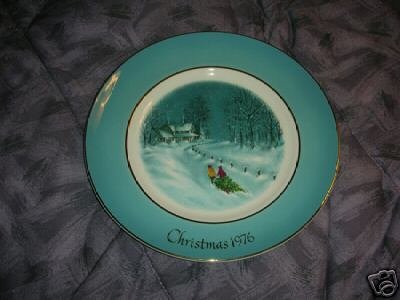Wedgwood Avon 1976 Christmas Plate
