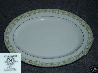 Noritake Princeton 1 Oval Serving Platter - 13 5/8"