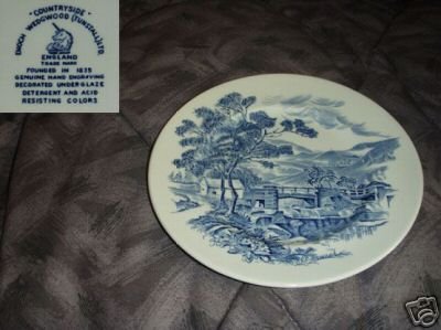 Wedgwood Countryside - Blue 3 Salad Plates
