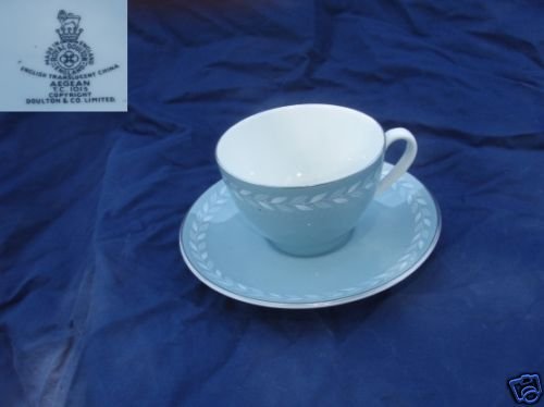 Royal Doulton Aegean 4 Cup and Saucer Sets