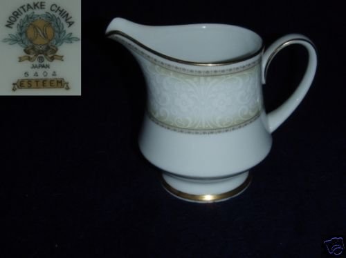 Noritake Esteem 1 Cream Pitcher ( Creamer )