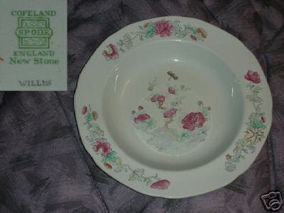 Spode Copeland Willis 2 Rimmed Soup Bowls