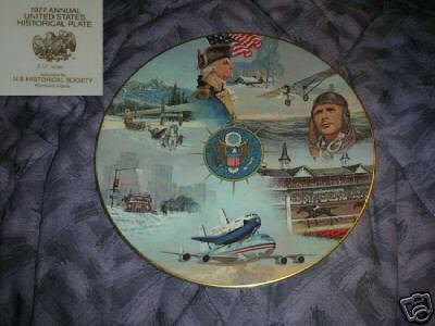 1977 Annual United States Historical Plate