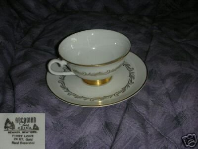 Arcadian First Love 4 Cup and Saucer Sets