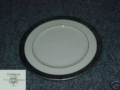 Gorham Rose Tapestry 5 Bread and Butter Plates - MINT