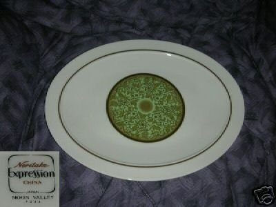 Noritake Moon Valley 1 Oval Serving Platter - 13 7/8"
