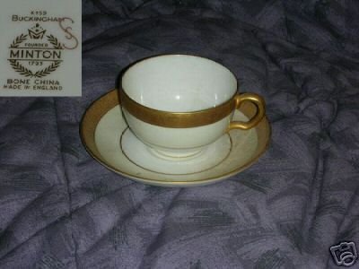 Minton Buckingham 1 K-159 Cup and Saucer Set