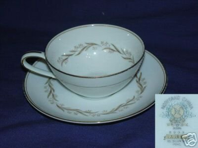 Noritake Laurel 4 Cup and Saucer Sets