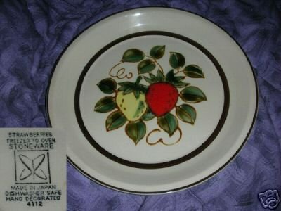 Sears Harmony House Strawberries Chop Plate Platter