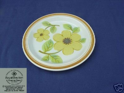 Royal Doulton Summer Days 4 Salad Plates - MINT