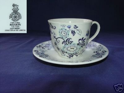 Royal Doulton Nankin 4 Cup and Saucer Sets - MINT