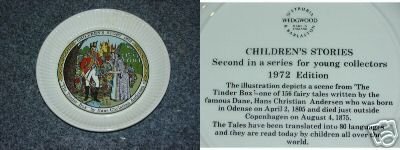 Wedgwood Children's Stories 1972 Plate