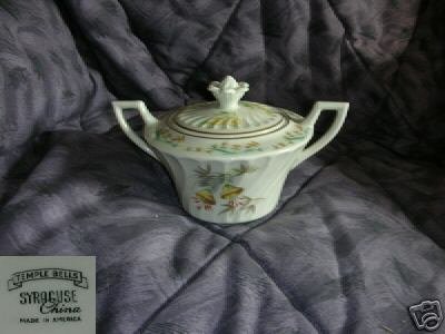 Syracuse Temple Bells Sugar Dish ( Bowl ) with Lid