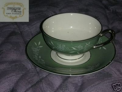 Syracuse Candlelight 1 Cup and Saucer Set