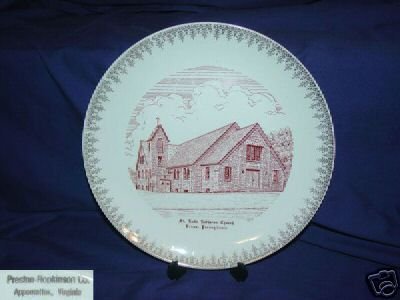 St. Luke Lutheran Church Venus, Pennsylavania Plate