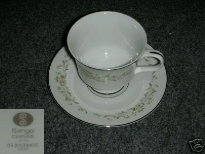 Sango Debutante 6 Cup and Saucer Sets