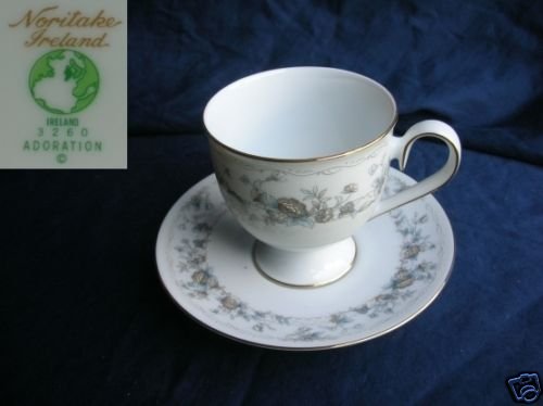 Noritake Adoration 4 Cup and Saucer Sets